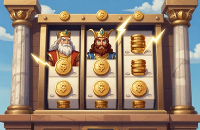 Gates of Olympus Slot mit Zeus und Blitzen von Pragmatic Play