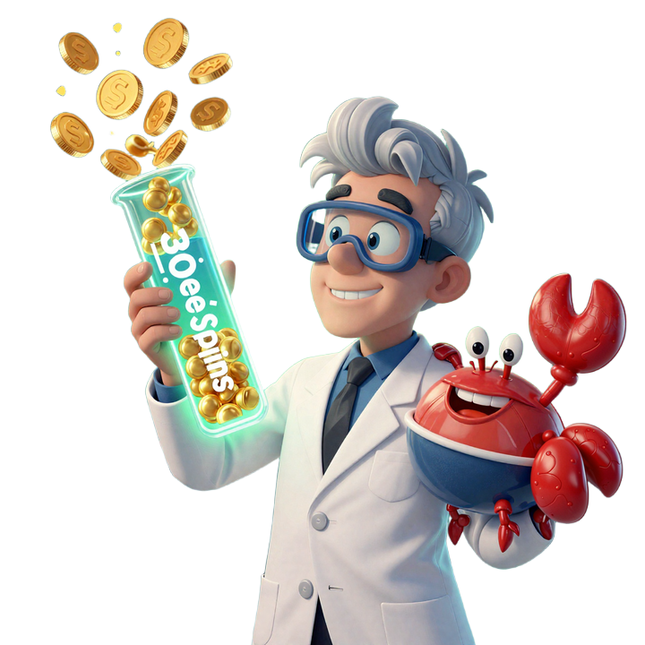 Professor Sebastian und Bonus Crab pr&auml;sentieren das Willkommenspaket