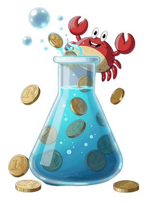 Erlenmeyer-Kolbe mit Bonus Crab und 600 Euro Reload-Bonus bei CasinoLab