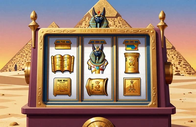 Book of Dead Slot mit &auml;gyptischen Symbolen von Play n GO